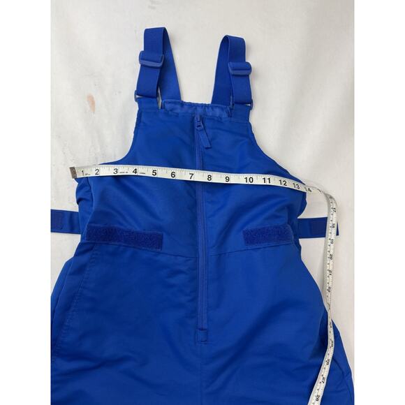 Swiss Tech Snow Ski Suit Bib Overalls Pants Blue Adjustable Waist Kids Medium 8 - Picture 4 of 12